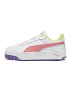 Puma Спортни обувки Carina Street Jr от кожа и еко кожа - Бял/Бял/Прозрачен