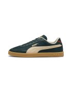 Puma Спортни обувки Club II Era от еко кожа и текстил - Тъмнозелен/Крем