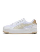 Puma Спортни обувки Court Lally от еко кожа - Бял/Жълт