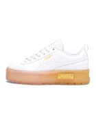 Puma Спортни обувки Mayze Beach Days от еко кожа - Бял/Бледооранжев