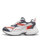 Puma Спортни обувки от еко кожа Morphic Techie с мрежести зони - Червен/Бял/Tъмносив