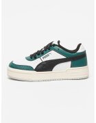 Puma Спортни обувки от кожа CA Pro - Избеляло черно/Аква зелено/Мръснобял