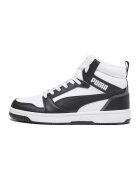 Puma Спортни обувки Rebound от еко кожа - Бял/Черен/Сив