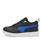 Puma Спортни обувки Rebound от еко кожа с текстил - Черен/Кралско Синьо