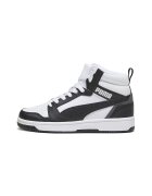 Puma Спортни обувки Rebound V6 от еко кожа - Бял/Черен