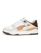 Puma Спортни обувки Slipstream Cord с кожа - Бял/Кафяв