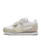 Puma Спортни обувки ST Runner v4 с велкро - Бял/Светло бежово