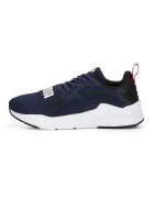 Puma Спортни обувки Wired Run Pure с контрастно лого - Червен/Антрацитно сиво