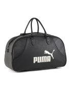 Puma Унисекс спортен сак от еко кожа с лого - Бял/Черен