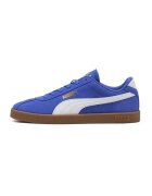 Puma Унисекс спортни обувки Club II Intense от велур - Бял/Черен