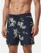 Quiksilver Мъжки бански шорти - флорални - многоцветни - рециклиран полиестерен материал