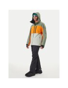 Quiksilver Мъжко яке за сноуборд - многоцветно - рециклиран полиестер - цип