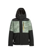 Quiksilver Яке за сноуборд Mission - зелено - 100% полиестер - водоустойчиво - дишащо