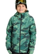 Quiksilver Яке за зимни спортове Mission с качулка - Зелен/Черен