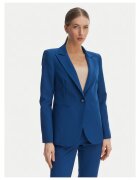 Rinascimento Дамско сако синьо slim fit синтетично