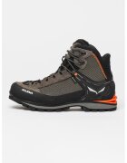 Salewa Трекинг обувки Crow GTX с велур - Черен/Лайм зелено