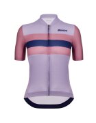 Santini Женска велосипедна фланелка Eco Sleek Bengal SS 2024 Лилава