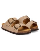 Scholl Дамски чехли - от естествена кожа - бежови