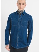 Scotch  Soda Дънкова риза с контрастни шевове