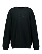 Scotch  Soda Памучен суитшърт с овално деколте - Бледозелен