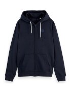 Scotch  Soda Памучно худи с цип и лого