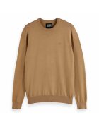 Scotch  Soda Пуловер с овално деколте и лого
