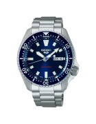 Seiko Мъжки часовник SRPL83K1 - автоматичен - 42 мм - верижка - водоустойчив 100 м - сребриста каса - син циферблат