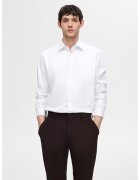 Selected Homme Риза с органичен памук с остра яка