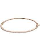 Sereine Гривна Enthrall от розово злато 14K с 51 естествени диаманта 0.39 кт - 18 см