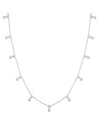 Sereine Колие Eden от бяло злато 14K с 22 естествени диаманта 0.56 кт - 44 см