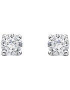 Sereine Обеци Bliss Studs от бяло злато 14K с 2 естествени диаманта 0.17 кт
