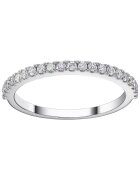 Sereine Пръстен Eternity Tennis от бяло злато 14K с 21 естествени диаманта 0.21 кт - размер