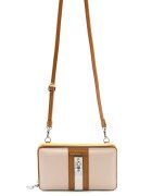 SilverPolo Портмоне с отделяща се презрамка - Праскова/Карамел