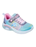 Skechers Бляскави спортни обувки Rainbow Racer Nova със светлини - Розово/Светлосин