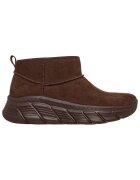 Skechers Боти Bobs B Flex Hi - кафява кожа