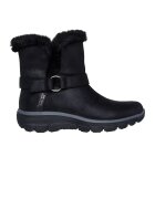 Skechers Боти от еко кожа - Сиво-кафяв/Крем