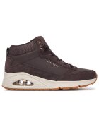 Skechers Дамски кецове от велур в кафяво
