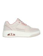 Skechers Кожени спортни обувки Uno Court - Бял/Сив