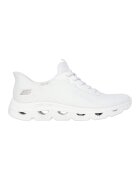 Skechers Маратонки Bobs Arc Waves - Бял/Сребрист