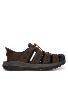 Skechers Мъжки сандали - екологична кожа - кафяви