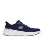 Skechers Мрежести спортни обувки DLux Walker Slip-ins - Черен/Сив