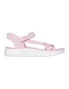 Skechers Сандали Go Walk Flex Slip-Ins с велкро - Виолетов/Пастелнорозов/Ледено синьо