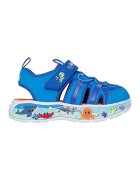 Skechers Сандали Play Scene Splash от еко кожа - Оранжев/Син