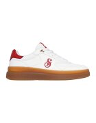 Skechers Спортни обувки Courtside Cali Dudez от кожа - Бял/Черен