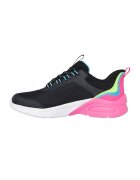 Skechers Спортни обувки Microspec Max - Color Trifect Slip-ins - Черен/Розово