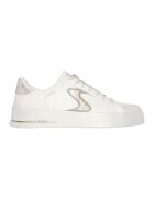 Skechers Спортни обувки от еко кожа Court&Classics - Бял/Златист