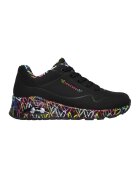 Skechers Спортни обувки Uno Loving Love от еко кожа - Бял/Розово златисто