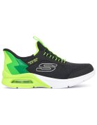 Skechers спортни обувки от текстил - Slip-Ins slip-on - черно/зелено