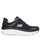 Skechers Спортни обувки Relaxed Fit D'Lux Walker - мрежеста/екологична кожа - черни