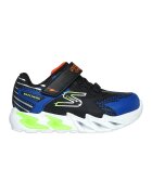 Skechers Спортни обувки S Lights Flex-Glow Bolt с велкро - Черен/Син